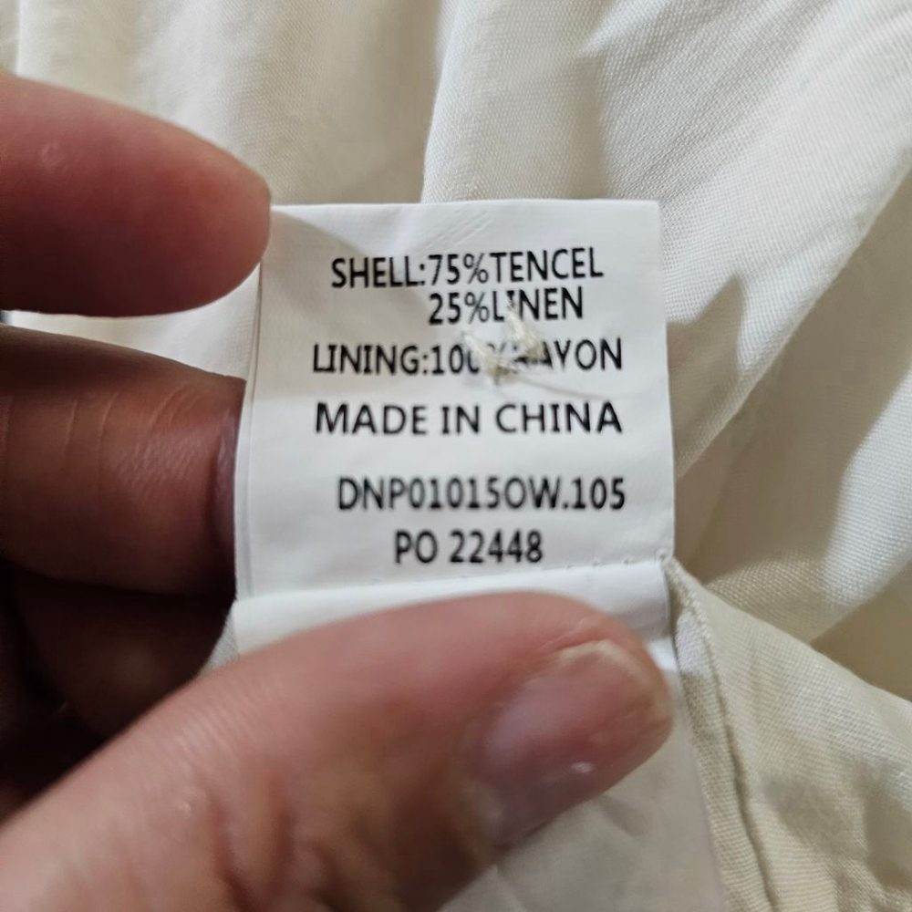 DISSH White Vest Halter Button Front Size 10 - Picture 8 of 8